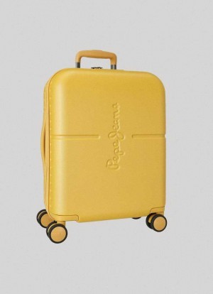 Pepe Jeans 55cm Abs Suitcase Resväskor Dam Gula | 794201IPF