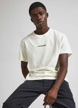 Pepe Jeans Back Print T-shirt T-shirt Herr Vita | 062341PRL