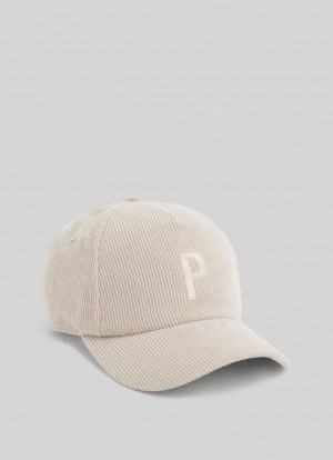 Pepe Jeans Basic Corduroy Cap Kepsar Herr Vita | 650942NFB