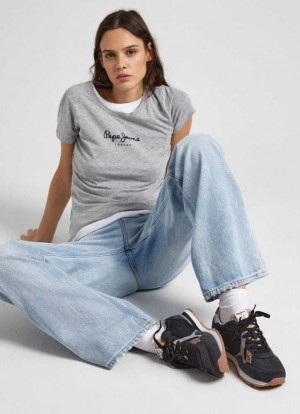 Pepe Jeans Brit Print Night Löpar Shoes Träningsskor Dam Svarta | 316809WRD