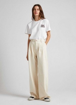 Pepe Jeans Cecilia Breda Fit High-rise Jeans Denim Dam Blå | 641972IJT