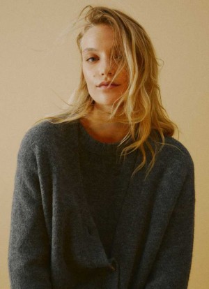 Pepe Jeans Crew Neck Knit Stickat Dam Mörkgrå | 674935WYI