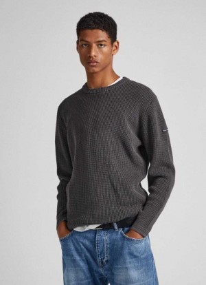 Pepe Jeans Crew Neck Sweatshirt Jumpers Herr Grå | 948362XVI