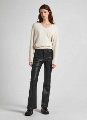 Pepe Jeans Dion Flare Fit High-rise Jeans Utsvängda Jeans Dam Blå | 109853IWX