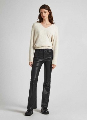 Pepe Jeans Dion Flare Fit High-rise Jeans Denim Dam Blå | 758310DJZ