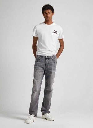 Pepe Jeans Easton Relaxed Fit Drop-rise Jeans Denim Herr Blå | 673812VLR