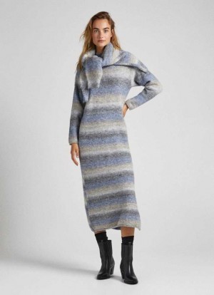 Pepe Jeans Faded Effect Melange Klänning Klänning Dam Olika Färger | 430798KXR