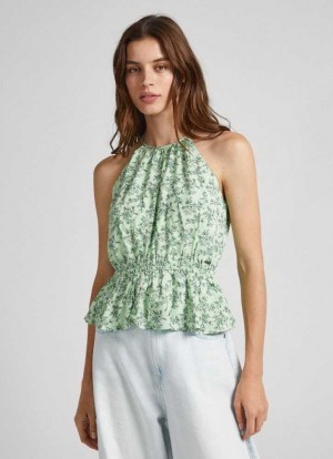 Pepe Jeans Floral Print Blouse Blus Dam Olika Färger | 318725JCE