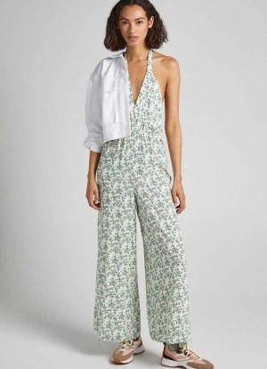 Pepe Jeans Floral Print Jumpsuit Jumpsuit Dam Olika Färger | 290541KFH