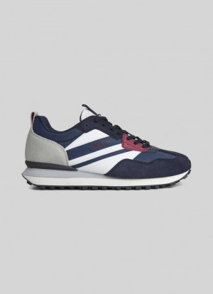 Pepe Jeans Foster Heat Combination Shoes Träningsskor Herr Marinblå | 084753ADH