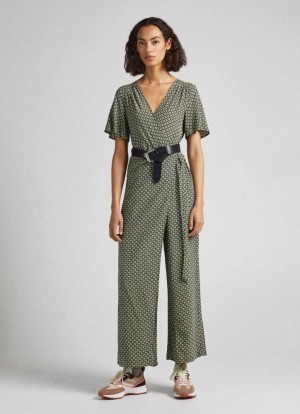 Pepe Jeans Geometric Print Jumpsuit Jumpsuit Dam Olika Färger | 329761PDA