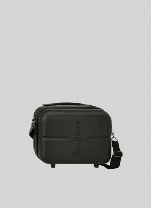 Pepe Jeans Hard-shell Abs Toilet Bag Väskor & Ryggsäck Herr Svarta | 296371QUP