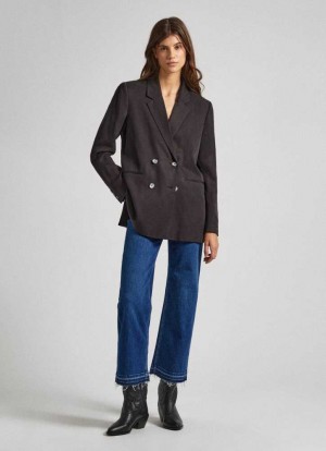 Pepe Jeans High-rise Bootcut Fit Jeans Denim Dam Blå | 164289KCM