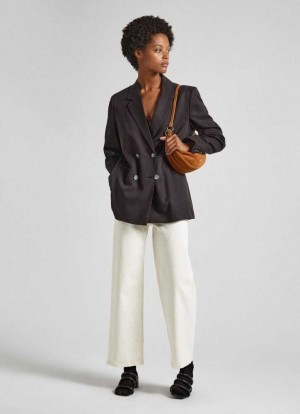 Pepe Jeans High-rise Bootcut Fit Jeans Denim Dam Blå | 972043BOK