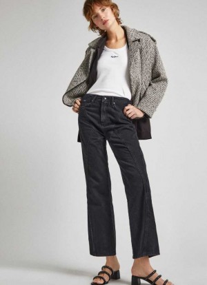Pepe Jeans High-rise Flare Fit Jeans Utsvängda Jeans Dam Blå | 193865KTN