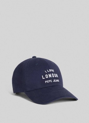 Pepe Jeans I Love London Baseball Cap Kepsar Dam Blå | 173906EVG
