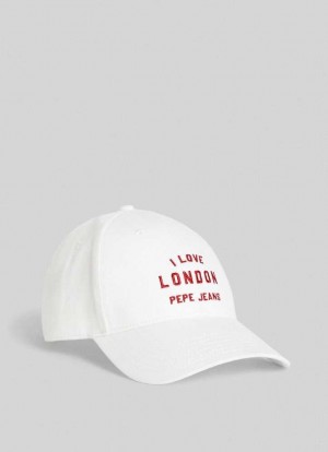 Pepe Jeans I Love London Baseball Cap Kepsar Dam Vita | 862170RNF
