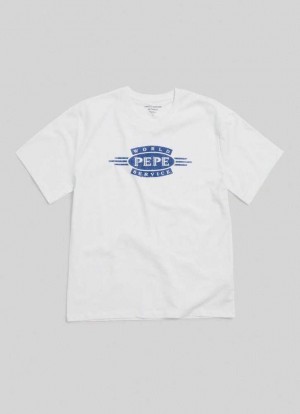Pepe Jeans Limited Edition Heritage T-shirt T-shirt Dam Vita | 579438AQJ
