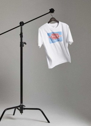 Pepe Jeans Limited Edition Heritage T-shirt T-shirt Dam Vita | 395687YXH