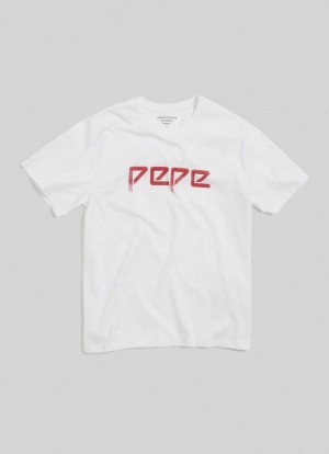 Pepe Jeans Limited Edition Heritage T-shirt T-shirt Dam Vita | 365942XOV