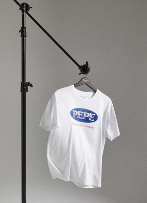 Pepe Jeans Limited Edition Heritage T-shirt T-shirt Dam Vita | 915207TLW