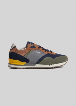 Pepe Jeans London Awake Löpar Shoes Träningsskor Herr Khaki Gröna | 061538BAL