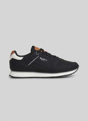 Pepe Jeans London Street Löpar Shoes Träningsskor Herr Svarta | 104768DSA