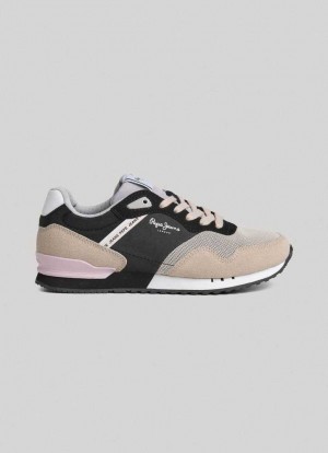 Pepe Jeans London Tawny Löpar Shoes Träningsskor Dam Svarta | 625819EPQ