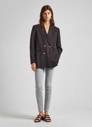 Pepe Jeans Low-rise Mager Fit Jeans Skinny Jeans Dam Blå | 659378WKB