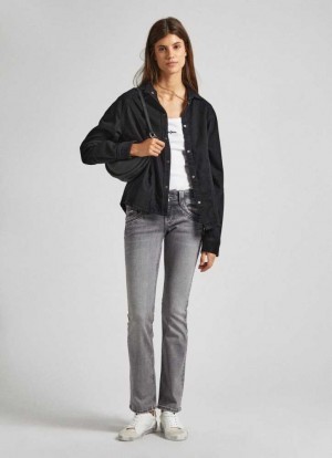 Pepe Jeans Low-rise Slim Fit Jeans Slim Jeans Dam Blå | 938567WTQ
