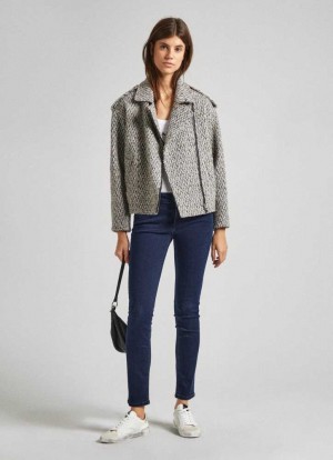 Pepe Jeans Low-rise Slim Fit Jeans Slim Jeans Dam Blå | 146827BAO