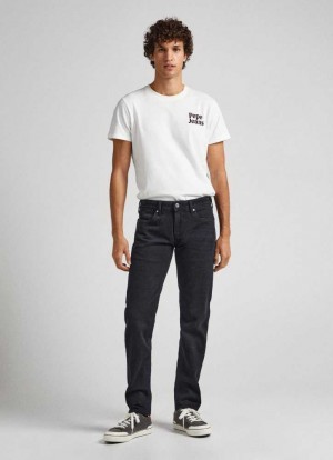 Pepe Jeans Low-rise Slim Fit Jeans Slim Jeans Herr Blå | 961207DVQ