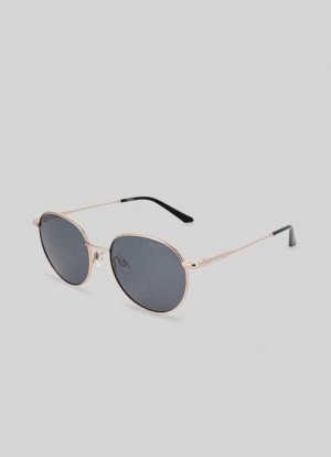 Pepe Jeans Metallic Sunglasses Solglasögon Herr Guld | 048653BNH