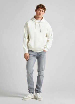 Pepe Jeans Mid-rise Slim Fit Jeans Slim Jeans Herr Blå | 917238BMV