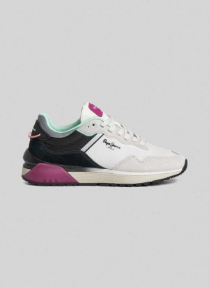 Pepe Jeans No. 22 Evolution Combined Shoes Träningsskor Dam Vita | 672093USI