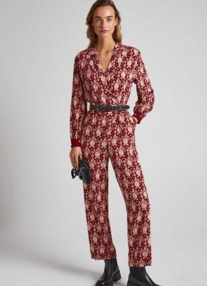 Pepe Jeans Ornamental Print Jumpsuit Jumpsuit Dam Olika Färger | 932785SZG