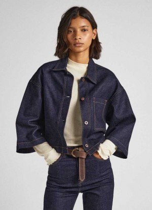 Pepe Jeans Oversized Denim Shirt Skjorta Dam Blå | 326147EUR
