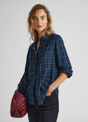 Pepe Jeans Regular Fit Checked Shirt Skjorta Dam Olika Färger | 962743HQD