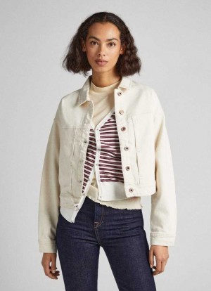 Pepe Jeans Regular Fit Denim Jacket Denim Dam Blå | 193648ICQ