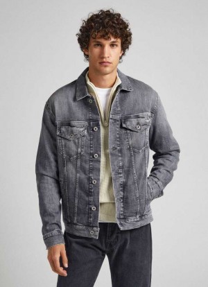Pepe Jeans Regular Fit Denim Jacket Jacka Herr Blå | 826394APH