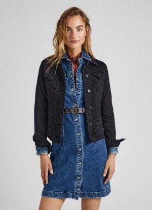 Pepe Jeans Regular Fit Gymdigo Denim Jacket Denim Dam Blå | 126308JAD