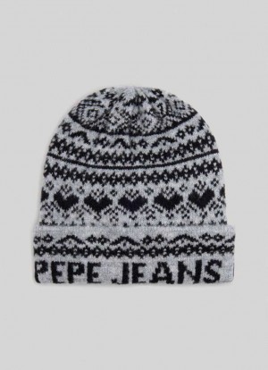 Pepe Jeans Räfflad Knit Beanie Kepsar Dam Olika Färger | 274306QKO
