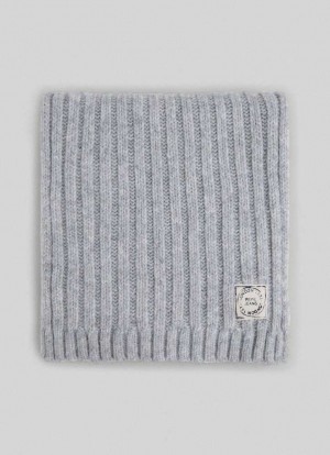 Pepe Jeans Räfflad Knit Scarf Halsduk Dam Grå | 291684LNH