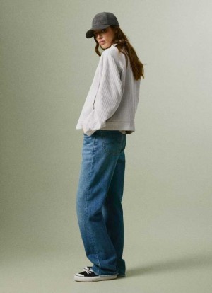Pepe Jeans Robyn Regular Fit High-rise Jeans Straight Jeans Dam Blå | 581237QBD