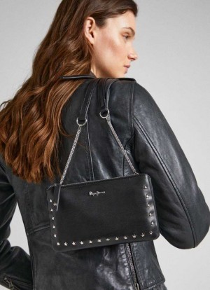 Pepe Jeans Star Handbag Väskor & Ryggsäck Dam Svarta | 150378LEG