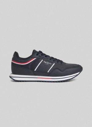 Pepe Jeans Tour Club Löpar Shoes Träningsskor Herr Marinblå | 591673FXE