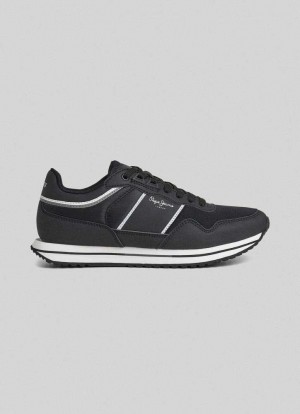 Pepe Jeans Tour Club Löpar Shoes Träningsskor Herr Svarta | 061948FAK