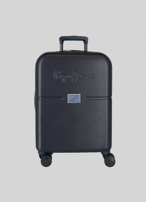 Pepe Jeans Trolley Suitcase 55cm Abs Resväskor Dam Blå | 614798BYU