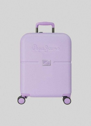 Pepe Jeans Trolley Suitcase 55cm Abs Resväskor Herr Ljuslila | 870632VBO